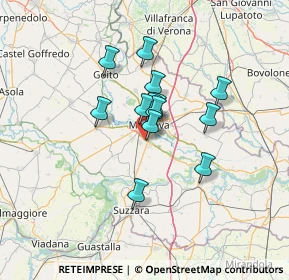Mappa Via F. lli Bandiera, 46034 Borgo Virgilio MN, Italia (9.58769)