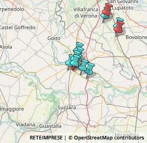 Mappa Via F. lli Bandiera, 46034 Borgo Virgilio MN, Italia (10.97182)