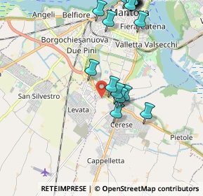 Mappa Via F. lli Bandiera, 46034 Borgo Virgilio MN, Italia (2.485)