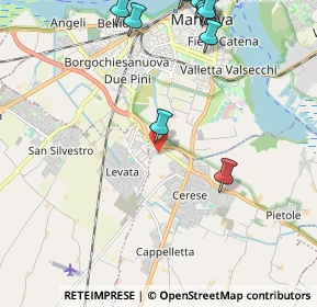 Mappa Via F. lli Bandiera, 46034 Borgo Virgilio MN, Italia (2.96091)