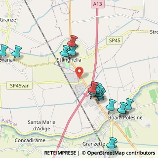 Mappa Via Alessandro Volta, 35048 Stanghella PD, Italia (2.4325)