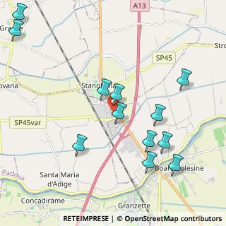 Mappa Via Alessandro Volta, 35048 Stanghella PD, Italia (2.3325)