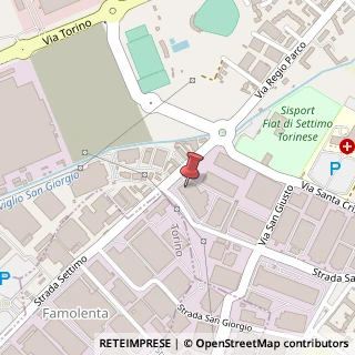 Mappa Via Regio Parco, 91, 10036 Settimo Torinese, Torino (Piemonte)
