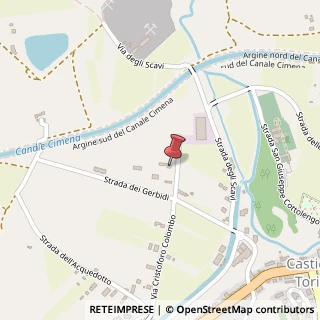 Mappa Strada del Naviglio, n. 9, 10090 Castiglione Torinese, Torino (Piemonte)