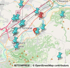 Mappa Strada del Naviglio, 10090 Castiglione torinese TO, Italia (4.55933)
