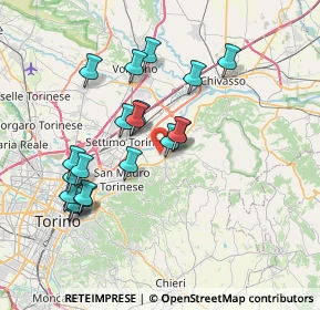Mappa Strada del Naviglio, 10090 Castiglione torinese TO, Italia (7.0015)