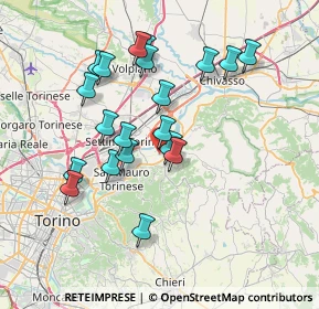 Mappa Strada del Naviglio, 10090 Castiglione torinese TO, Italia (6.8985)