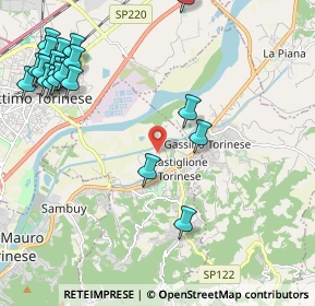 Mappa Strada del Naviglio, 10090 Castiglione torinese TO, Italia (2.795)