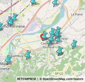 Mappa Strada del Naviglio, 10090 Castiglione torinese TO, Italia (2.4105)