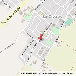 Mappa Via Molino, 28, 46010 Curtatone, Mantova (Lombardia)