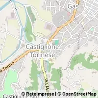 Mapa Castiglione Torinese