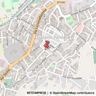 Mappa Corso Italia, 121, 10090 Gassino Torinese, Torino (Piemonte)