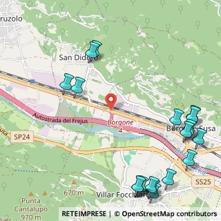 Mappa SS 25, 10050 Borgone Susa TO, Italia (1.5685)