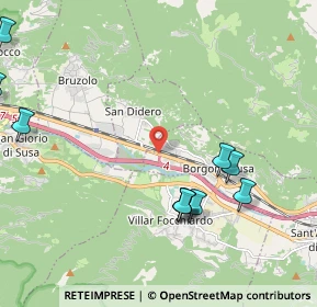 Mappa SS 25, 10050 Borgone Susa TO, Italia (2.89167)