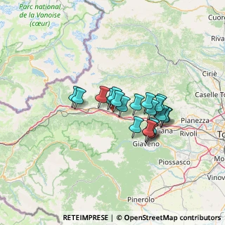 Mappa SS 25, 10050 Borgone Susa TO, Italia (9.9625)