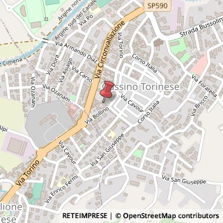 Mappa Via L. Bollino, 2, 10090 Gassino Torinese, Torino (Piemonte)