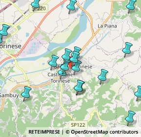 Mappa Via L. Bollino, 10090 Gassino Torinese TO, Italia (2.3745)