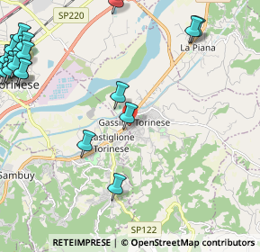 Mappa Via L. Bollino, 10090 Gassino Torinese TO, Italia (3.254)