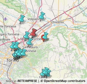 Mappa Via L. Bollino, 10090 Gassino Torinese TO, Italia (9.6775)