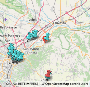 Mappa Via L. Bollino, 10090 Gassino Torinese TO, Italia (10.4425)