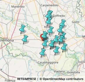 Mappa Via Giuseppe Fava, 26034 Piadena CR, Italia (11.206)