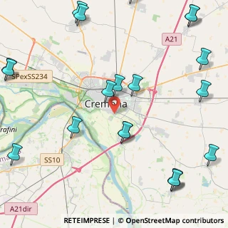 Mappa Via Madonnina, 26100 Cremona CR, Italia (6.134)