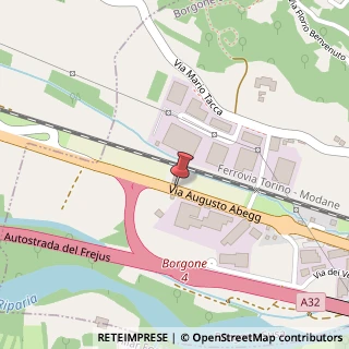 Mappa Via A. Abegg, 92, 10050 Borgone Susa TO, Italia, 10050 Borgone Susa, Torino (Piemonte)