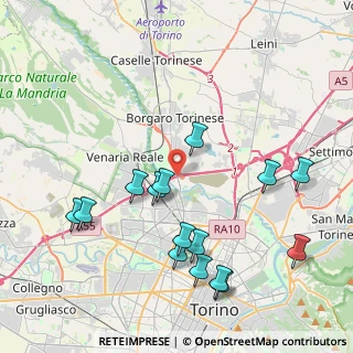 Mappa Strada Vicinale Bellacomba, 10078 Venaria Reale TO, Italia (4.492)