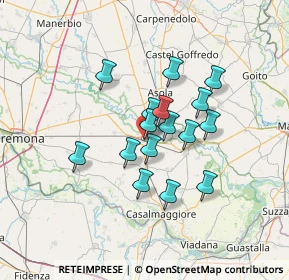 Mappa Via Bassa, 26034 Piadena CR, Italia (10.29625)