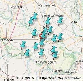 Mappa Via Bassa, 26034 Piadena CR, Italia (11.07059)