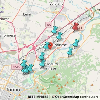 Mappa Corso Giovanni Agnelli, 10036 Settimo Torinese TO, Italia (4.02333)