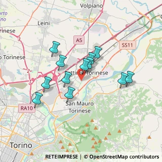 Mappa Corso Giovanni Agnelli, 10036 Settimo Torinese TO, Italia (2.995)