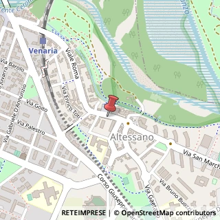 Mappa Via Canale Aldo, 16D, 10078 Venaria Reale, Torino (Piemonte)