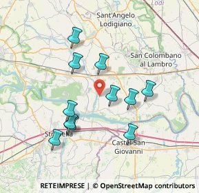 Mappa Via Po, 27010 San Zenone al po PV, Italia (6.75545)