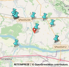 Mappa Via Po, 27010 San Zenone al po PV, Italia (4.605)