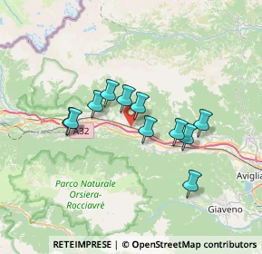 Mappa Località Baraccone, 10050 San Didero TO, Italia (5.51273)