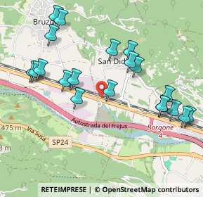 Mappa Località Baraccone, 10050 San Didero TO, Italia (1.0985)