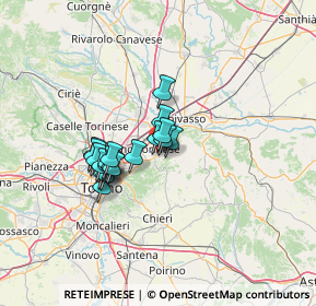 Mappa Via Vittorio Veneto, 10090 Gassino Torinese TO, Italia (9.47579)