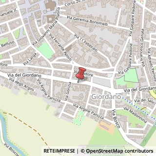 Mappa Via del Giordano, 117, 26100 Cremona, Cremona (Lombardia)