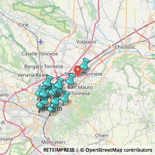 Mappa Corso IV Novembre, 10036 Settimo Torinese TO, Italia (8.05778)