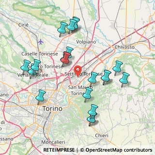 Mappa Corso IV Novembre, 10036 Settimo Torinese TO, Italia (8.37)