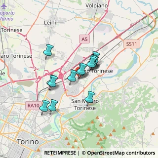 Mappa Corso IV Novembre, 10036 Settimo Torinese TO, Italia (2.45429)