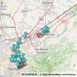 Mappa Corso IV Novembre, 10036 Settimo Torinese TO, Italia (6.121)
