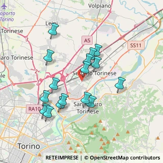 Mappa Corso IV Novembre, 10036 Settimo Torinese TO, Italia (3.45313)