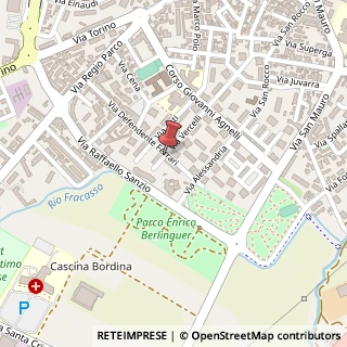 Mappa Via Defendente Ferrari,  36, 10036 Settimo Torinese, Torino (Piemonte)