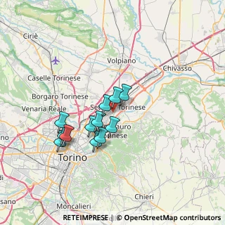 Mappa Via Alessandria, 10036 Settimo Torinese TO, Italia (5.71833)