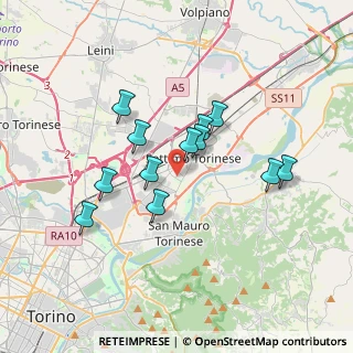 Mappa Via Alessandria, 10036 Settimo Torinese TO, Italia (2.97667)