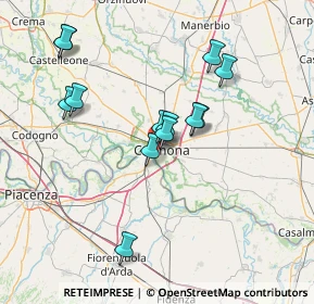 Mappa Via del Sale, 26100 Cremona CR, Italia (13.36615)