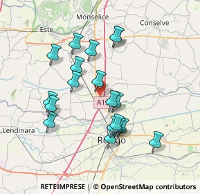 Mappa Via Arzerini, 35048 Stanghella PD, Italia (6.79789)