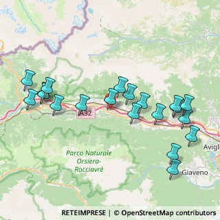 Mappa Via Castello, 10050 San Giorio di Susa TO, Italia (8.9175)
